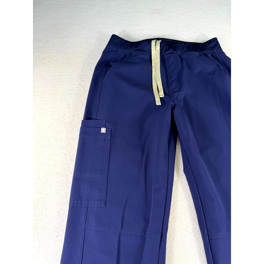 FIGS Technical Collection Scrub Top & Pants Mens Small Medium Navy Blue Medical